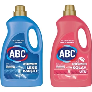 Abc Sıvı Çamaşır Deterjanı Leke Karşıtı + Kolay Ütü 2,7 lt