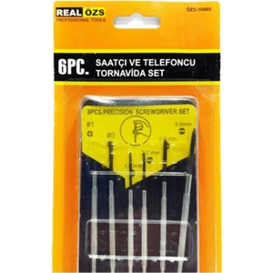 Tornavida Saatçi Takımı 6 Prç Real Özs