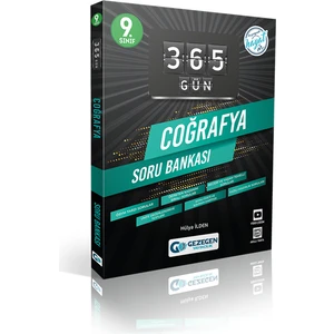 Gezegen Yayıncılık 9.Sınıf 365 Gün Serisi Coğrafya Soru Bankası 1022