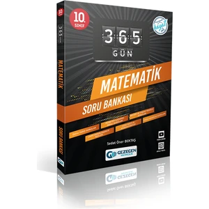 Gezegen Yayıncılık 10.Sınıf 365 Gün Serisi Matematik Soru Bankası 1022