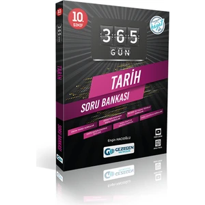 Gezegen Yayıncılık 10.Sınıf 365 Gün Serisi Tarih Soru Bankası 1022