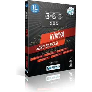 Gezegen Yayıncılık 11.Sınıf 365 Gün Serisi Kimya Soru Bankası 1022