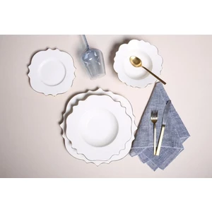 Vintage Altın Yaldız 24 Parça 6 Kişilik Yemek Takımı 04ALM006965