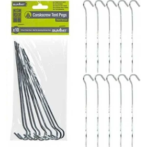 Corkscrew Pegs 17CM Tirbuşon 10LU Çadır Kazığı Alu
