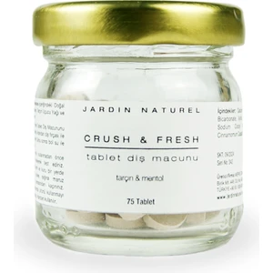 Jardin Naturel Crush & Fresh | Tablet Diş Macunu Tarçın&mentol