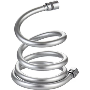 Atlas Teknik Atlasteknik Pvc Kopmaz Gri Banyo Duş Spiral Hortumu 150CM