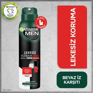 Garnier Men Sprey Deodorant Erkek Ferah Koku 48 Saat Koruma Alkol ve Pudra İçermez Dermatolojik Testli