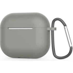 Case 4U Apple Airpods 3. Nesil Silikon Kılıf Airbag 28 Gri