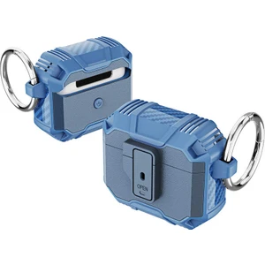 Case 4U Apple Airpods 3. Nesil Kılıf Tank Çift Katmanlı Silikon Airbag 27 Lacivert