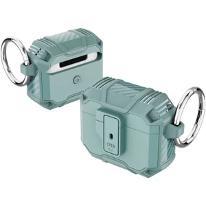 Case 4U Apple Airpods 3. Nesil Kılıf Tank Çift Katmanlı Silikon Airbag 27 Yeşil