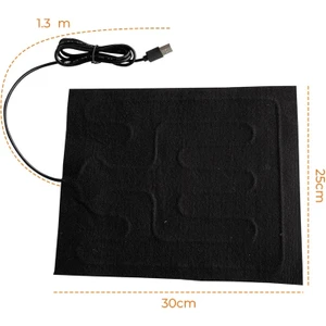 USB Elektrikli Isıtma Pedi Üç Hızlı Sıcaklık Kontrolü Pet Pad Isıtma Pedi (Yurt Dışından)