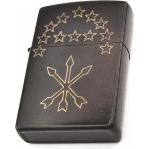 Anahtarlık Sepeti Çerkes Adige Bayrak Figürlü Benzinli Çakmak