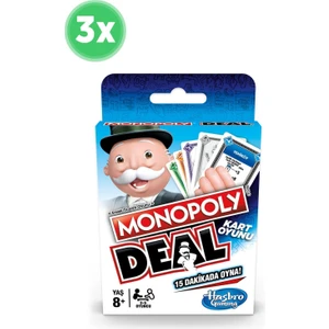 Monopoly Deal x 3 Adet