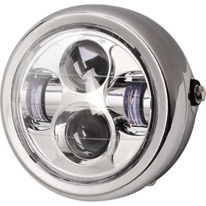 Motosiklet LED Far Projeksiyon Retro Yarış Yüksek Yakın Kel Lamba (Yurt Dışından)