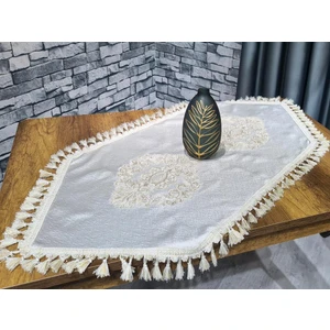 Çeyiz Diyarı Sude Lüx Püsküllü Runner