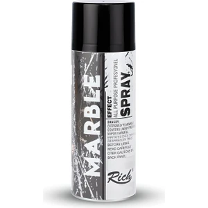 Siyah Sprey Boya 200 ml Doğal Mermer Efekti İnce Damar Desenli Dekoratif Yüzey Boyası