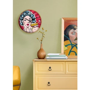 The Mia Popart Duvar Saati 30 cm