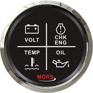 Alarm Seti Göstergesi 4'lü 12-24 Volt Siyah