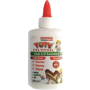 Tuty  Karton Kumaş Ahşap El Sanatları Tutkalı - Kokusuz 100 ml