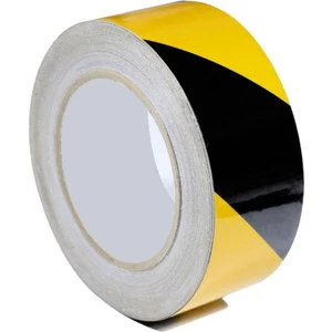 Sarı/siyah Reflektif Ikaz Bandı 5cm x 5 Metre