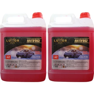 Kimya 2’li Set 4 Mevsim Konsantre -42°C Kırmızı Antifriz 5 Lt (2 Adet) (Üretim Tarihi:08.2024)