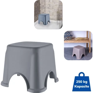 Strong 250 kg Kapasiteli Banyo Taburesi Gri
