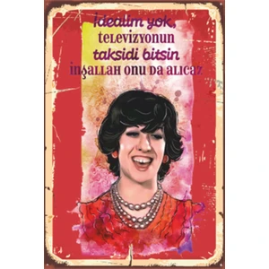 Hayat Poster Yeşilçam Replikler Ayşen Gruda Retro Ahşap Poster