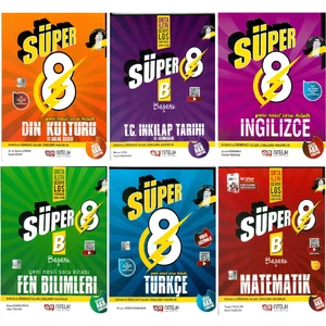 Nitelik Yayınları Süper 8 Set