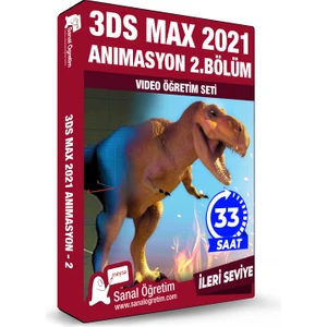 Sanal Öğretim 3ds Max 2021 Animasyon 2.bölüm Video Ders Eğitim Seti