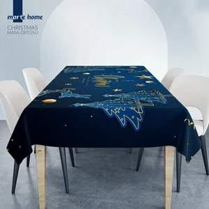 Marte Home Yılbaşı & Christmas Desen Baskılı Dekoratif Masa Örtüsü