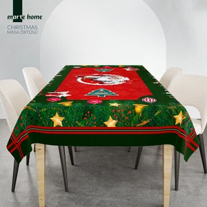Marte Home Yılbaşı & Christmas Desen Baskılı Dekoratif Masa Örtüsü