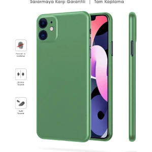 Kip GSM Iphone 11 Mat Kılıf, Pürüzsüz Sararmaz Ultra Ince