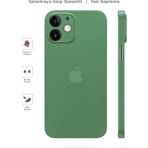 Kip GSM Iphone 12 Mat Kılıf, Pürüzsüz Sararmaz Ultra Ince