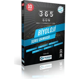 Gezegen Yayıncılık 10.Sınıf 365 Gün Serisi Biyoloji Soru Bankası 1022