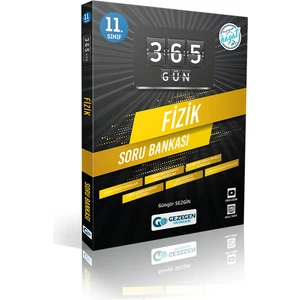 Gezegen Yayıncılık 11.Sınıf 365 Gün Serisi Fizik Soru Bankası 1022