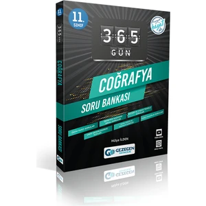 Gezegen Yayıncılık 11.Sınıf 365 Gün Serisi Coğrafya Soru Bankası 1022