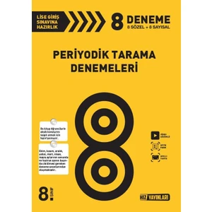 Hız Yayınları 8. Sınıf LGS Periyodik 8 Tarama Denemesi - LGS Deneme