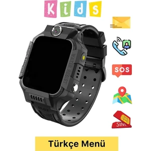 Ekmekteknem Q19 Sım Kartlı Kameralı Sos Özellikli Akıllı Çocuk Takip Saati