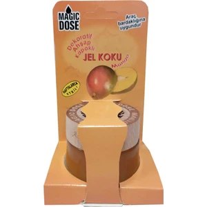 Dekoratif Ahşap Kapaklı Jel Koku 50 ml Mango