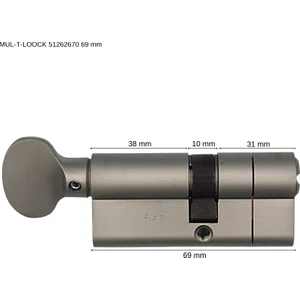 Mtl 300 Bilyalı Mandallı Barel N.saten Bilister 3 Anahtar ( 69 mm 31X38T )