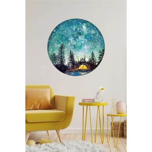 Duende Sticker  Bohem Orman Akşamı Yuvarlak Dekoratif Duvar Stickerı