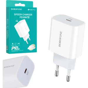 Şarj Aleti Başlık Type-C Qc3 3A PD20W Borofone BA-38A