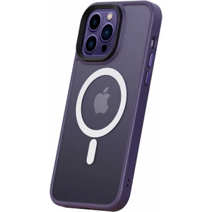 Apple iPhone 14 Pro Max Kılıf Magsafe Mat Hibrit Kapak