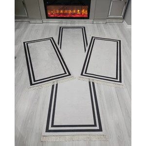 Allgelsin Yatak Odası Halısı Seti 3 'lü Yatak Odası Halı Takımı 2 Adet 80X150 1 Adet 80X300 cm Halı Seti 