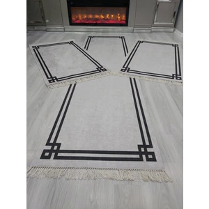 Allgelsin Yatak Odası Halısı Seti 3 'lü Yatak Odası Halı Takımı 2 Adet 80X150 1 Adet 80X300 cm Halı Seti 