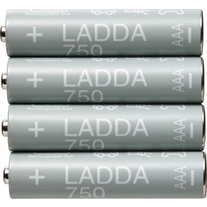 IKEA Ladda Şarj Edilebilir Pil, HR03 Aaa 1.2V, Pil Kapasitesi: 750 Mah.