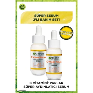 2'li Garnier C Vitamini Parlak Süper Aydınlatıcı Serum Seti