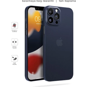Kip GSM Apple iPhone 13 Pro Max Mat Kılıf, Pürüzsüz Sararmaz Ultra Ince