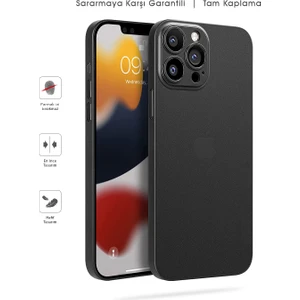 Kip GSM Apple iPhone 13 Pro Max Mat Kılıf, Pürüzsüz Sararmaz Ultra Ince