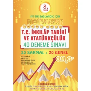 Nartest Yayınevi 8. Sınıf LGS Omage Gold İnkılap Tarihi 16 Deneme - LGS Deneme